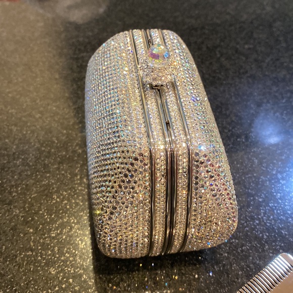 Gorgeous Judith Leiber Minaudiere evening bag rhinestones. - Picture 7 of 9